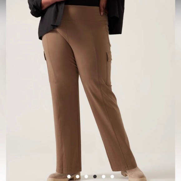 Athleta Pants - Athleta Delancey Straight Cargo Pant Brown Size 2X
